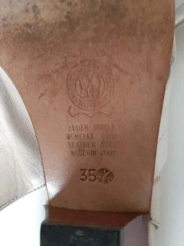 Beige leren damessandalen "Bettini" maat 35 – photo 3